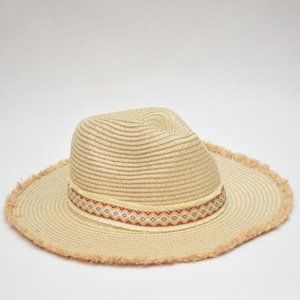 Honolulu Sun Banded Paper Straw Hat